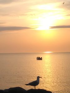 Sonnenuntergang - Segelschule Frank Lochte