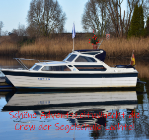 Tannenbaum auf Schiff - Segelschule Frank Lochte